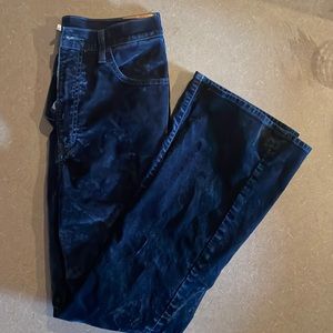 Levi’s Blue Velvet Ribcage High Rise Bootcut Jeans Size 31